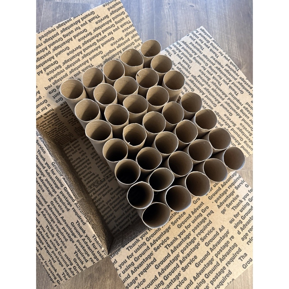 35 Empty Clean Paper Towel Rolls Tube School Church Art Crafts Projects Supplies
